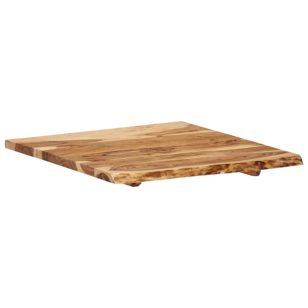 Worktop, 58x(50-60)x2.5cm, solid acacia wood