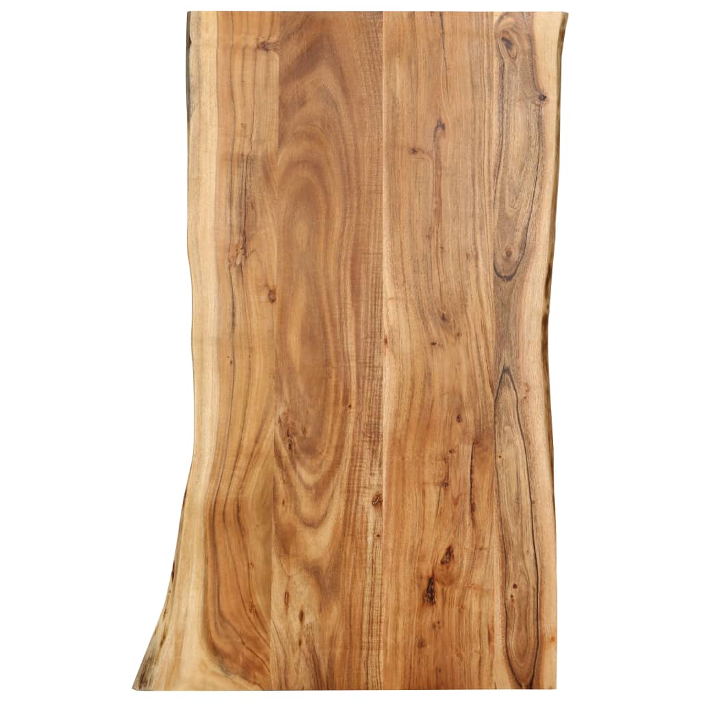 Tabletop, 100x(50-60)x2.5cm, solid acacia wood