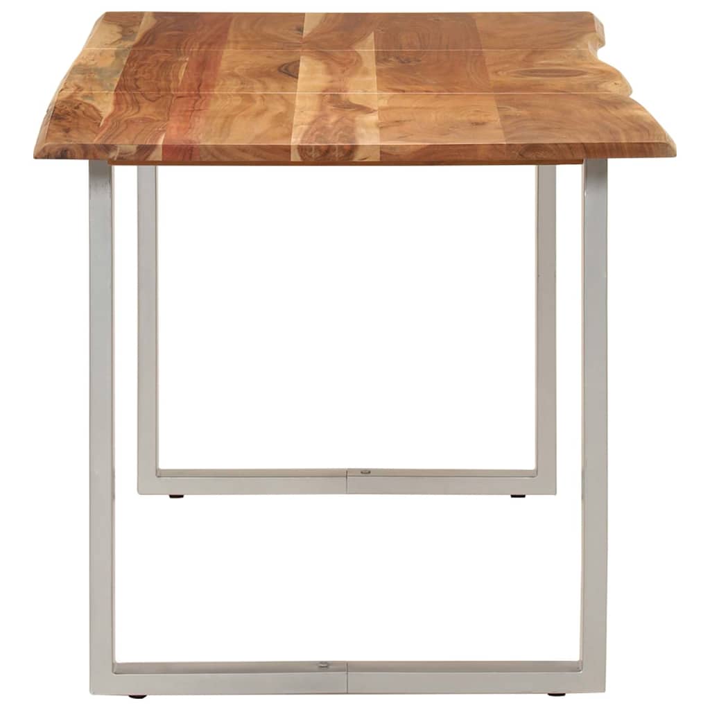 Valgomojo stalas, 154x80x76cm, akacijos medienos masyvas