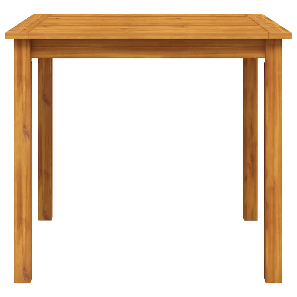 Sodo stalas, 85x85x74cm, akacijos medienos masyvas