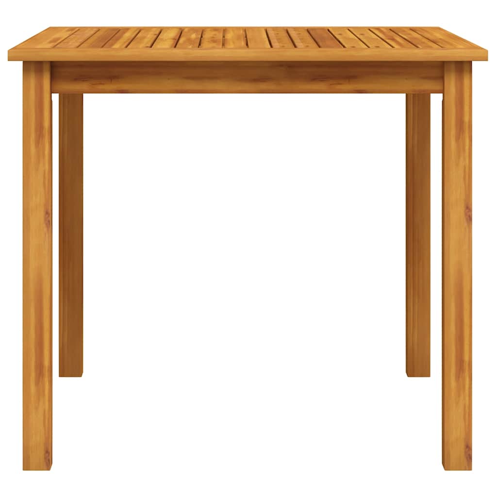 Sodo stalas, 85x85x74cm, akacijos medienos masyvas