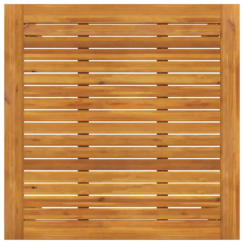 Sodo stalas, 85x85x74cm, akacijos medienos masyvas