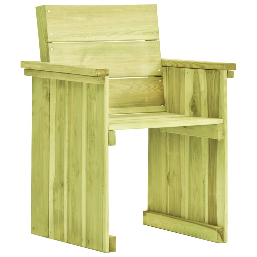 Garden chair, impregnated pine wood