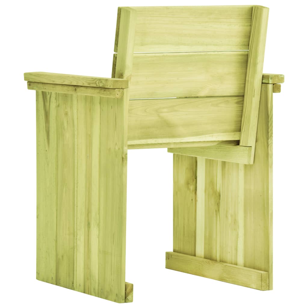 Garden chair, impregnated pine wood