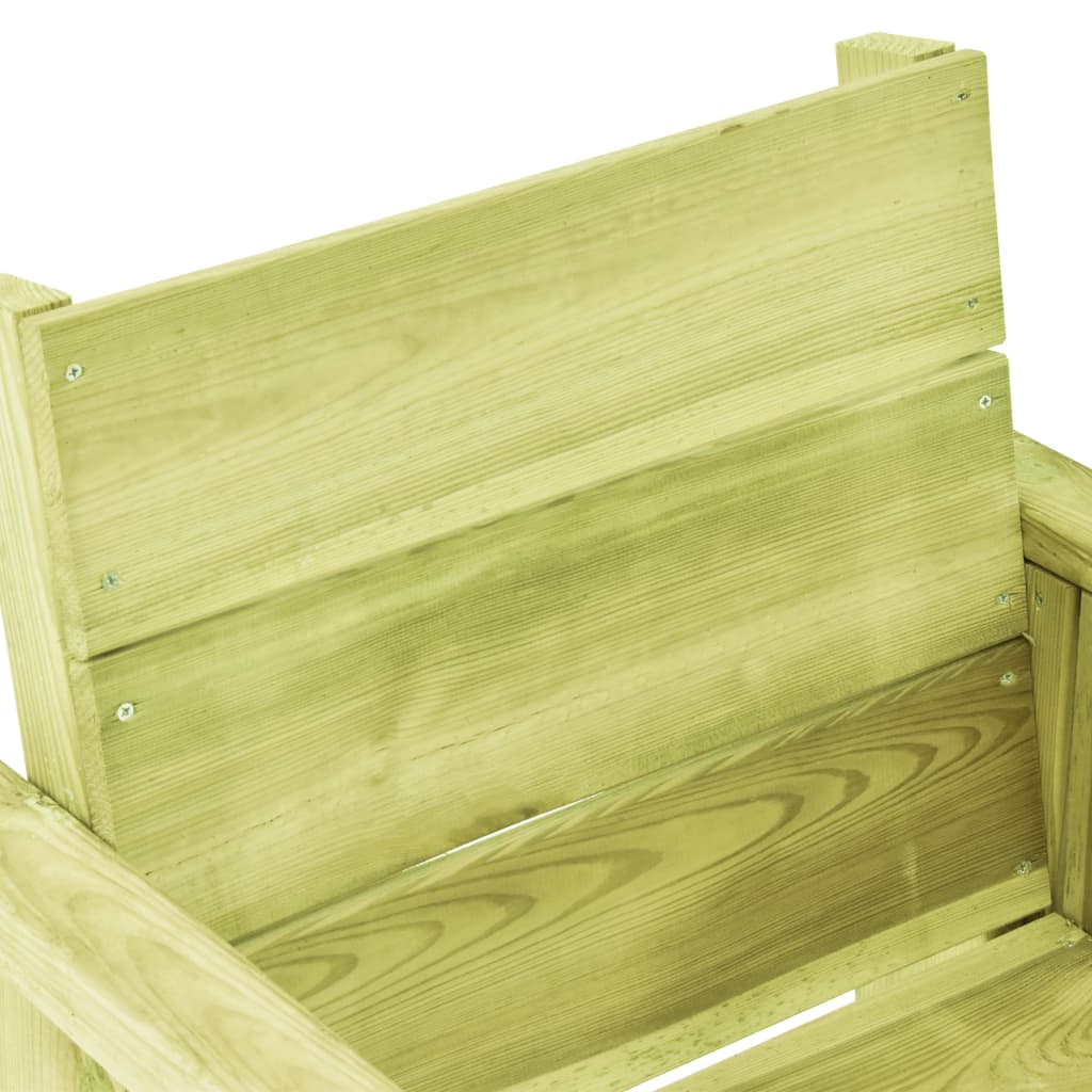 Garden chair, impregnated pine wood