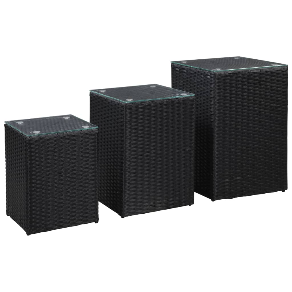 ABIGAIL Side Tables, black