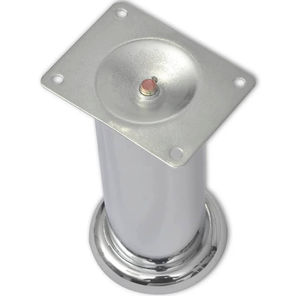 Round sofa legs, 8 pcs, chrome, 180 mm (2x242159)