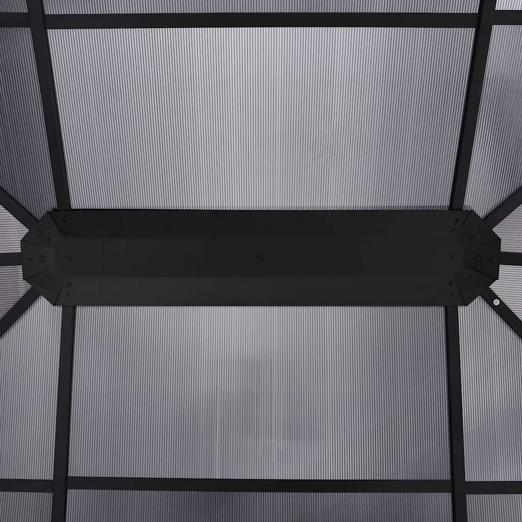 XERO gazebo with curtains, anthracite, 400x300cm