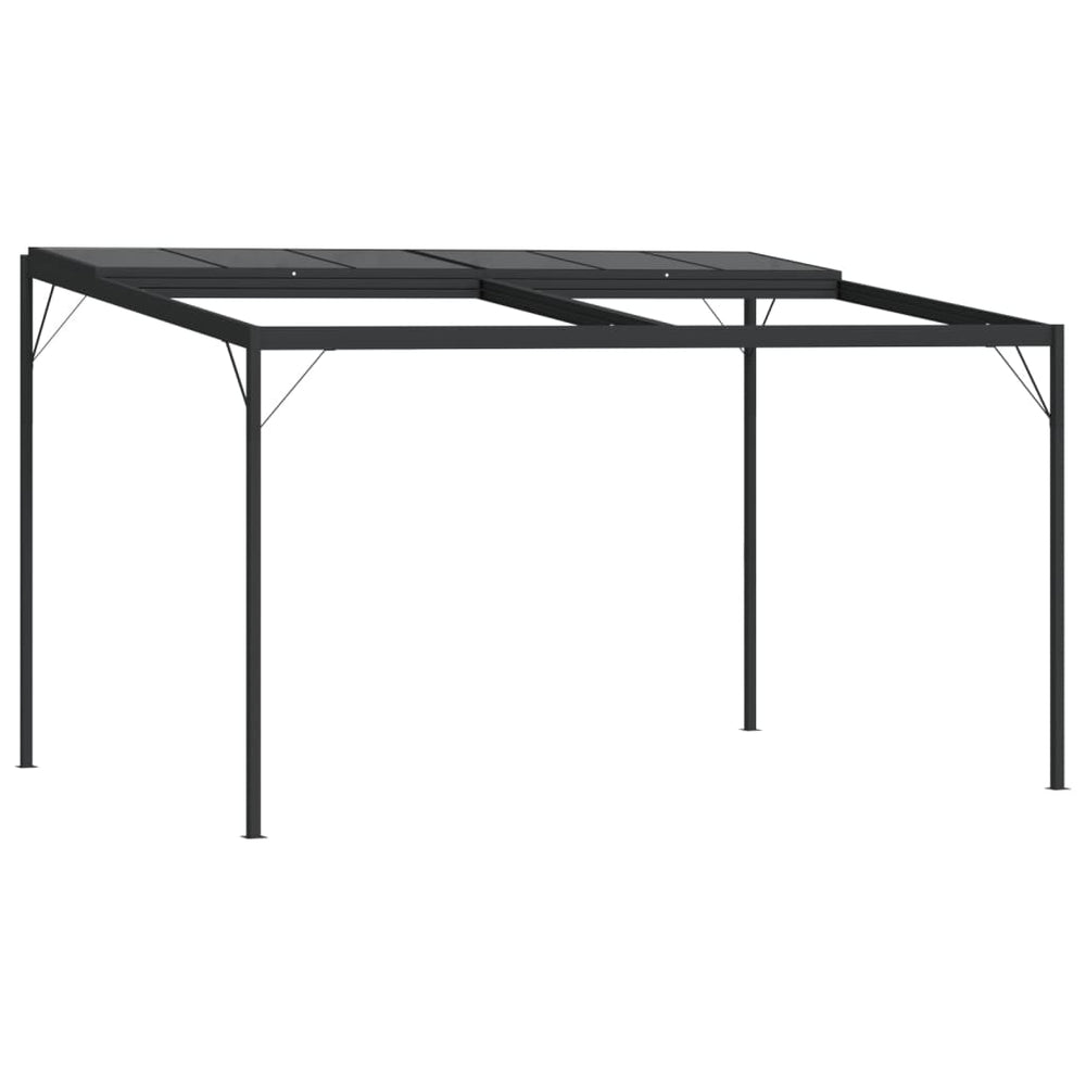 Pavėsinė su stogu XERO, antracito, 4x3m