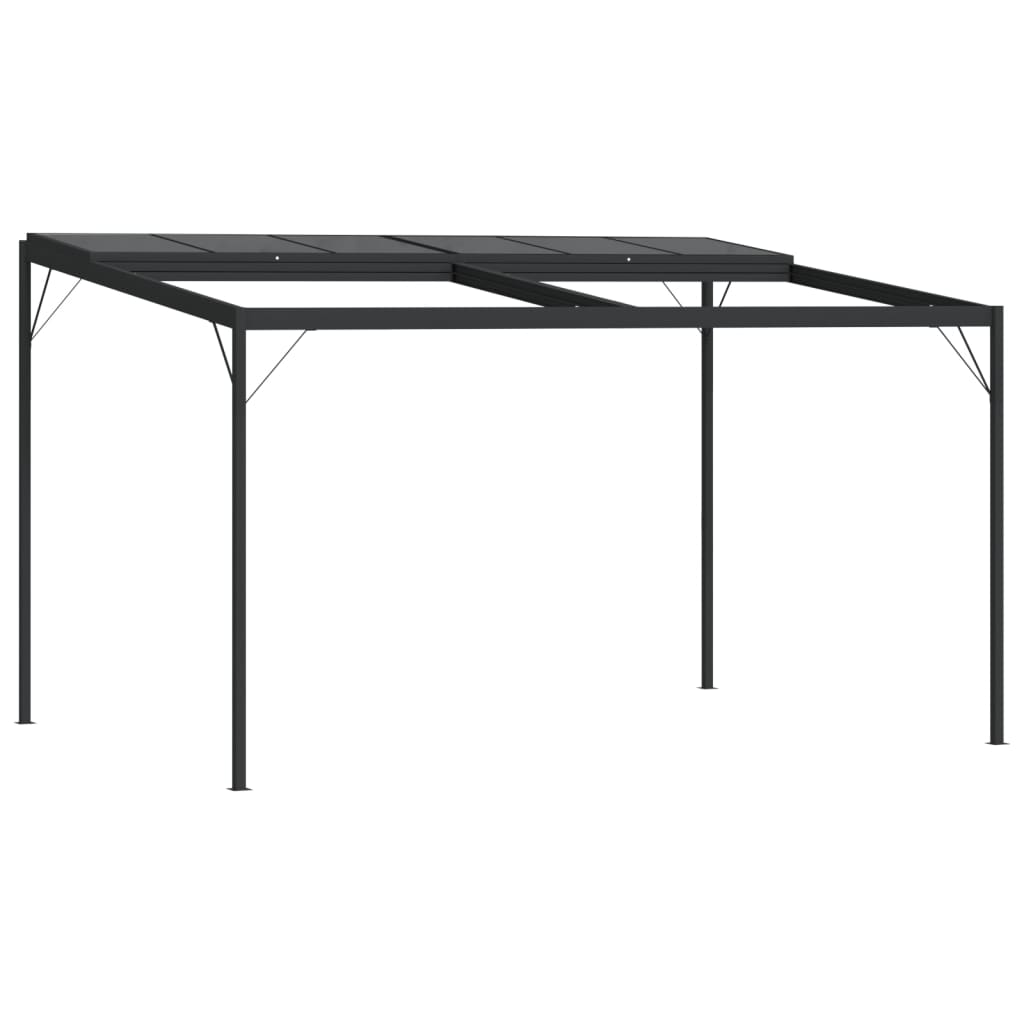 Pavėsinė su stogu XERO, antracito, 4x3m