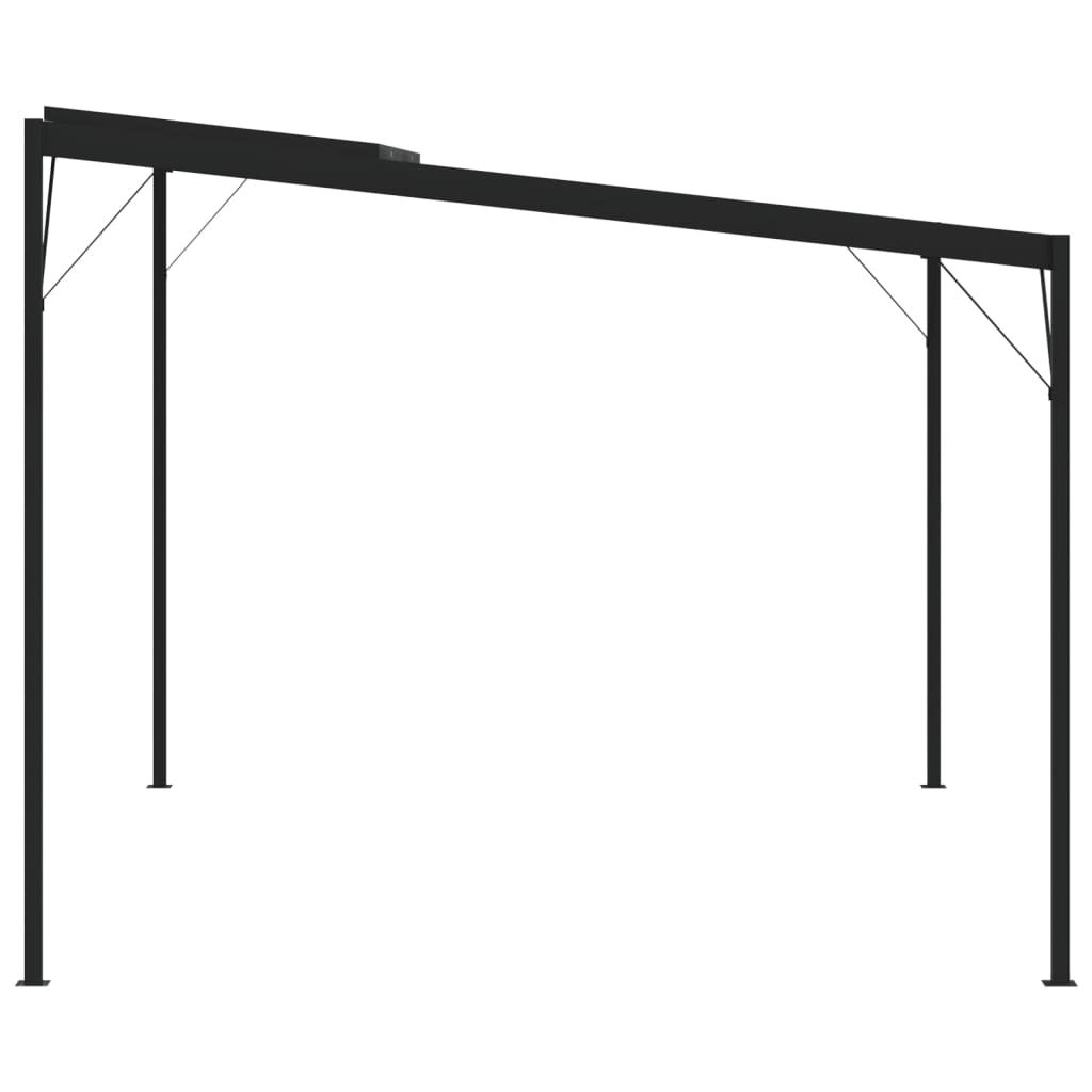 Pavėsinė su stogu XERO, antracito, 4x3m