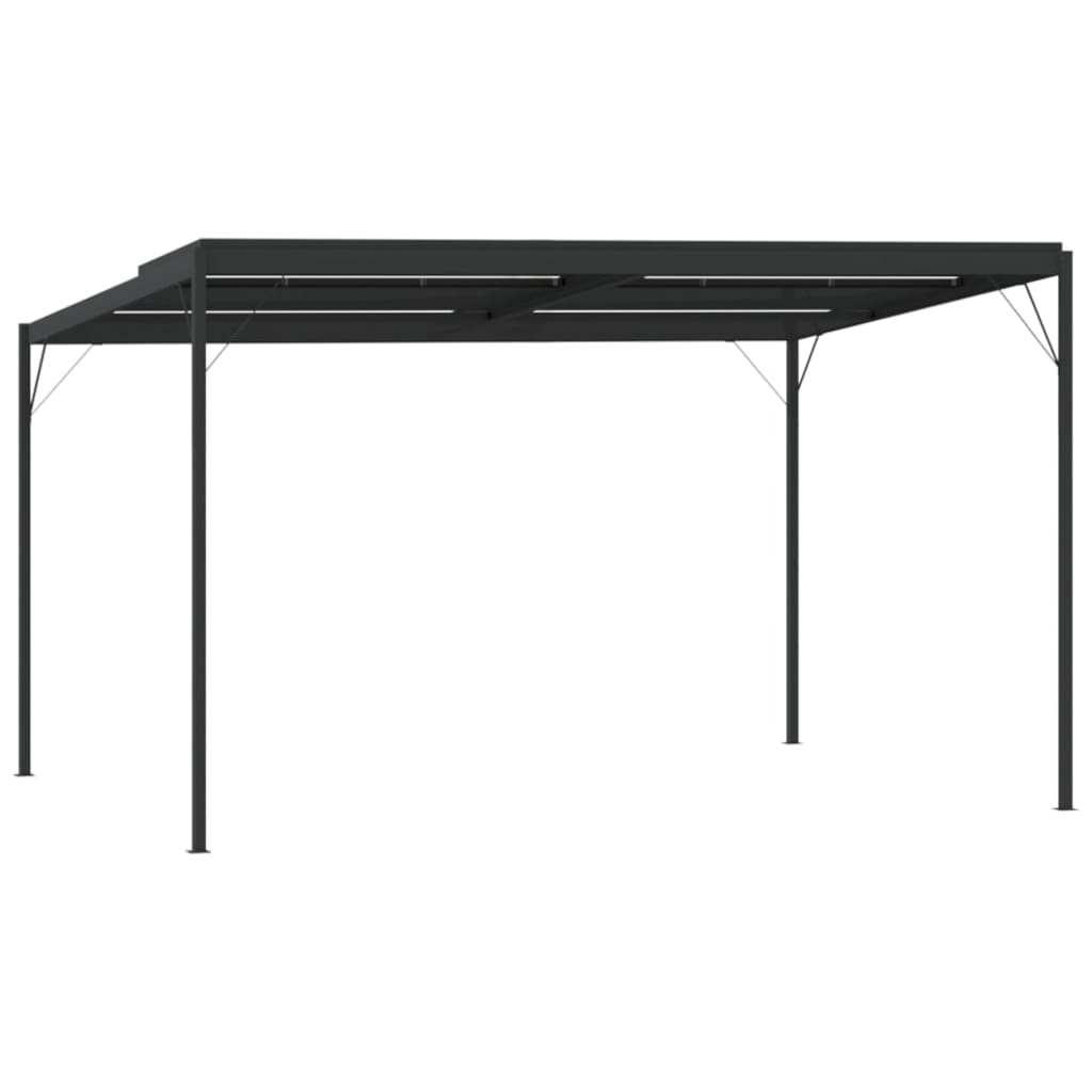 Pavėsinė su stogu XERO, antracito, 4x3m