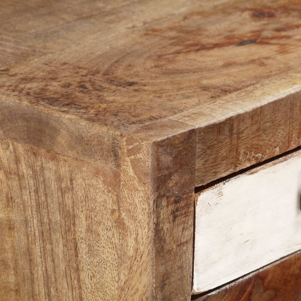 Cabinet with drawers, 45x30x105cm, solid recycled wood