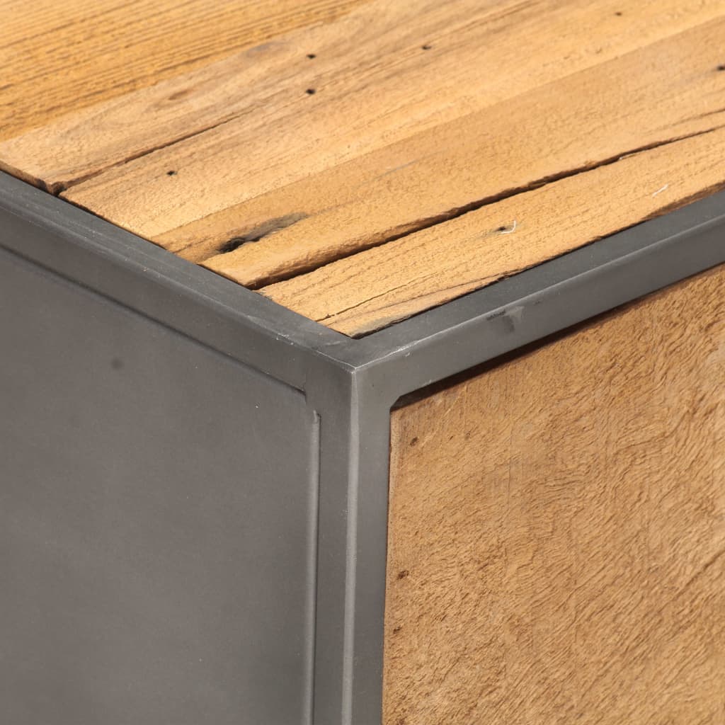 Coffee table, 90x50x35cm, solid reclaimed wood