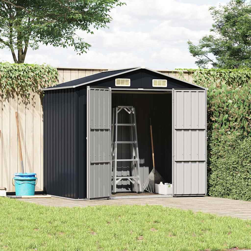 Shed CALDWELL, anthracite, 205x129cm