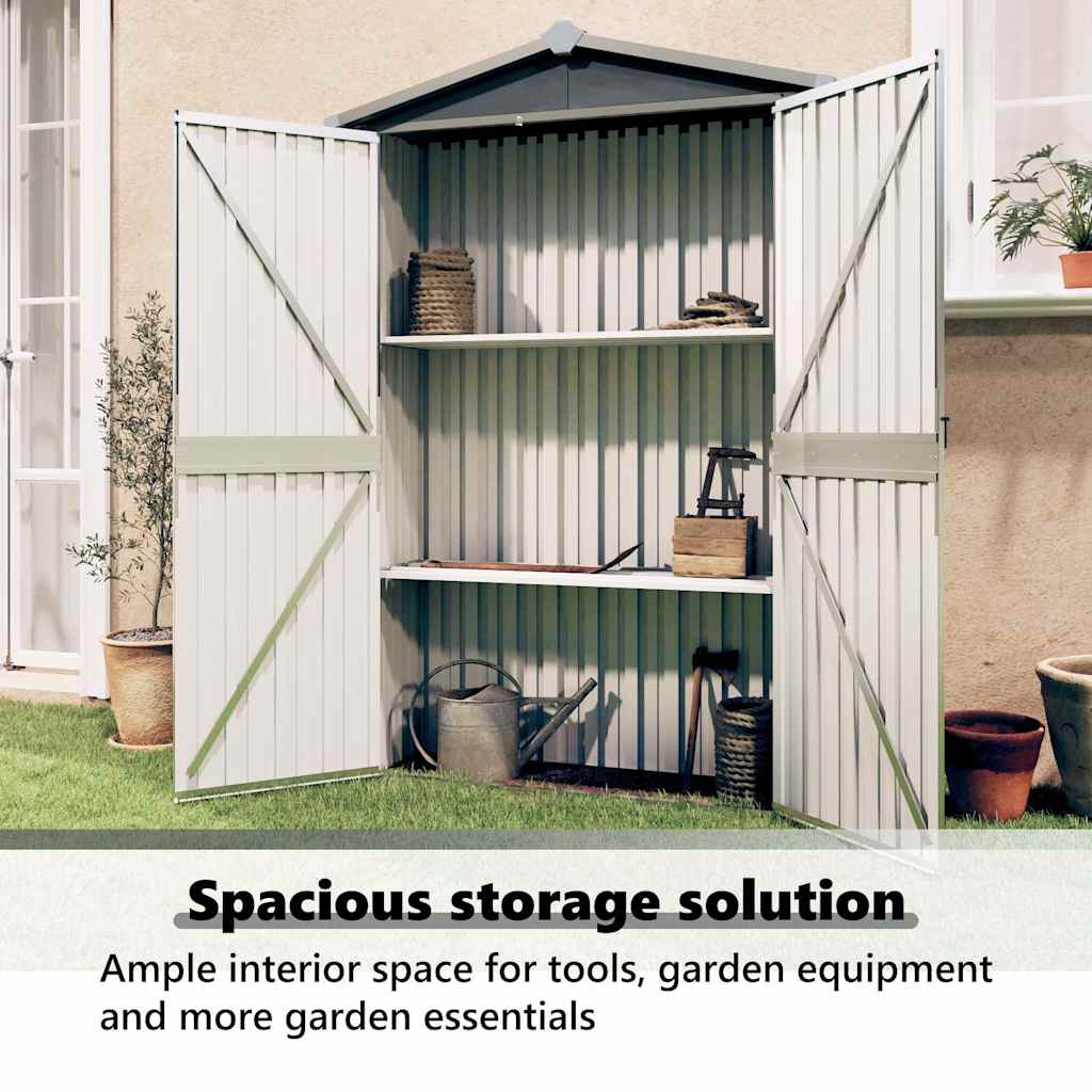 CALDWELL shed, grey, 116x45cm