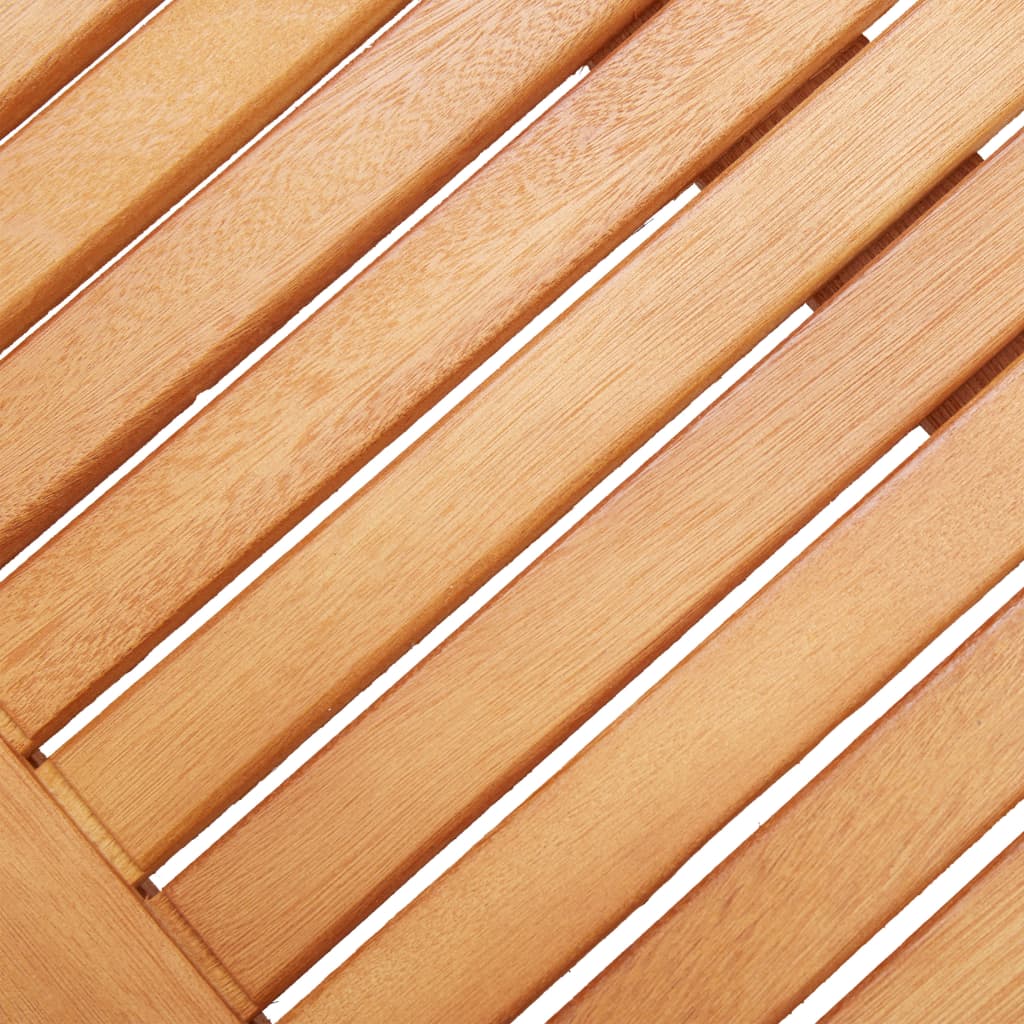 Divvietīgs dārza sols, 120 cm, masīvs eikalipta koks