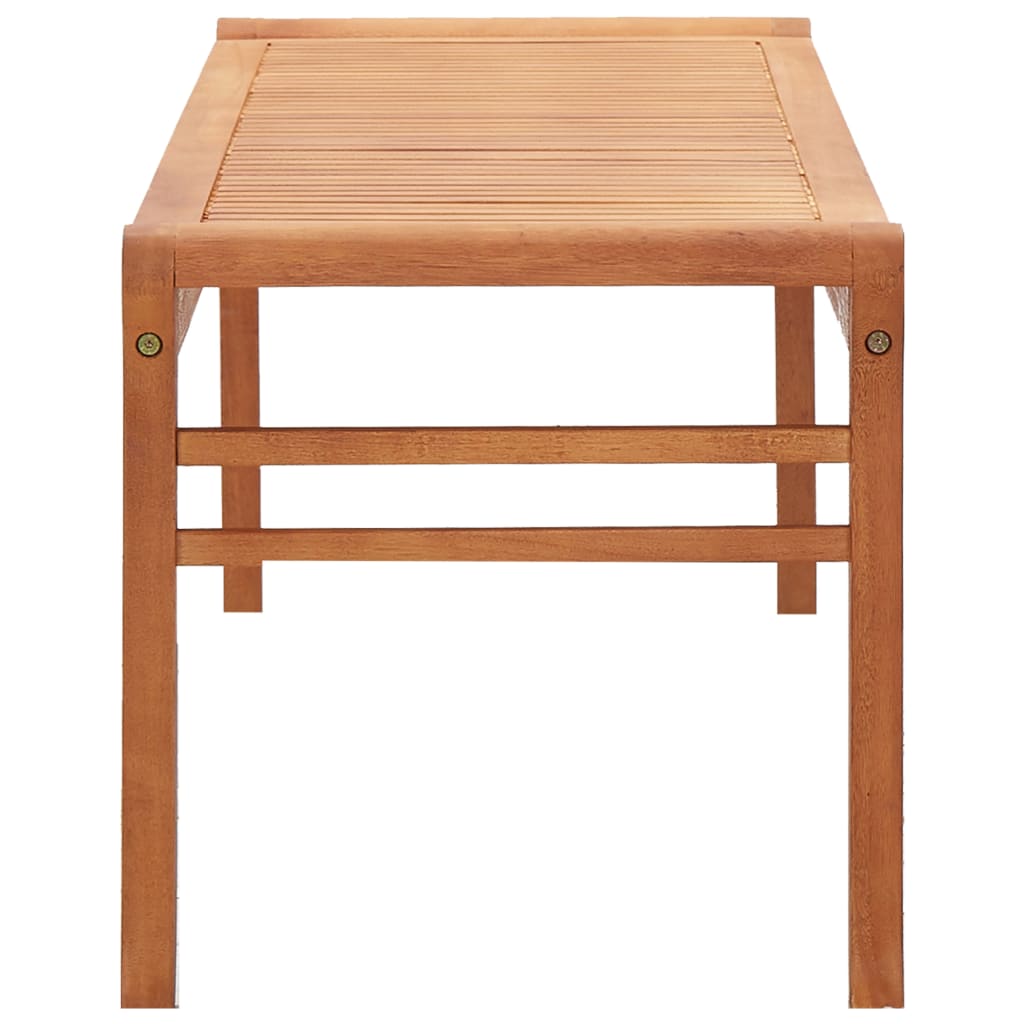 Trivietis sodo suoliukas, 150cm, eukalipto medienos masyvas