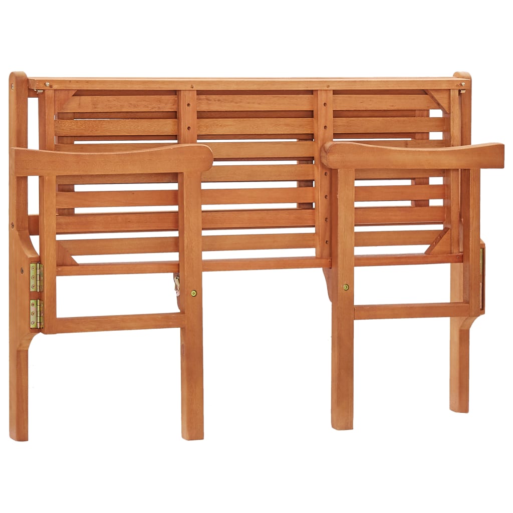 Saliekams dārza sols, 120cm, masīva eikalipta koksne
