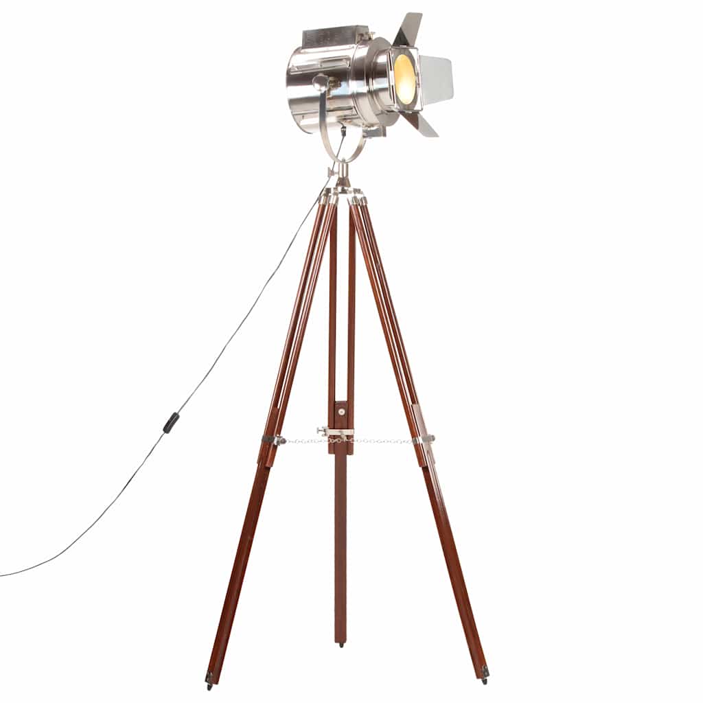 Tripod floor lamp, 180cm, solid mango wood