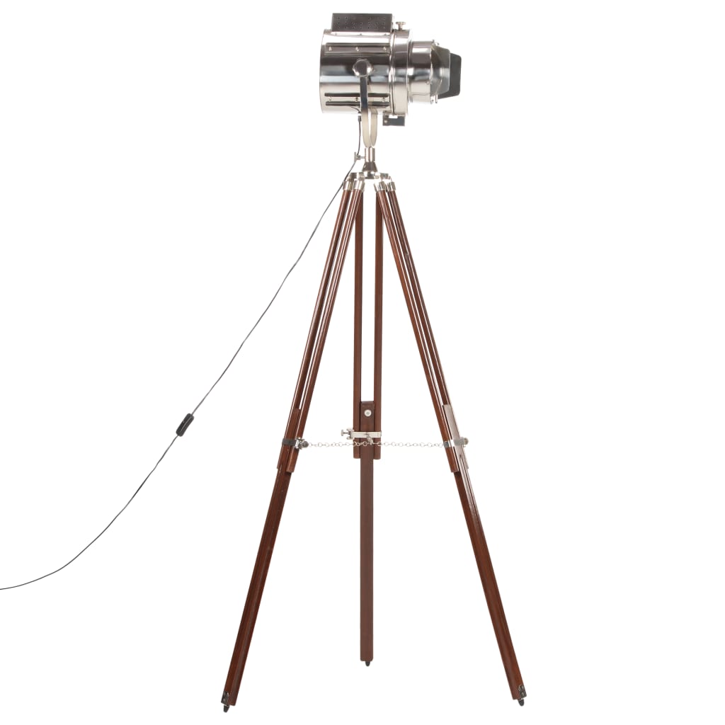 Tripod floor lamp, 180cm, solid mango wood