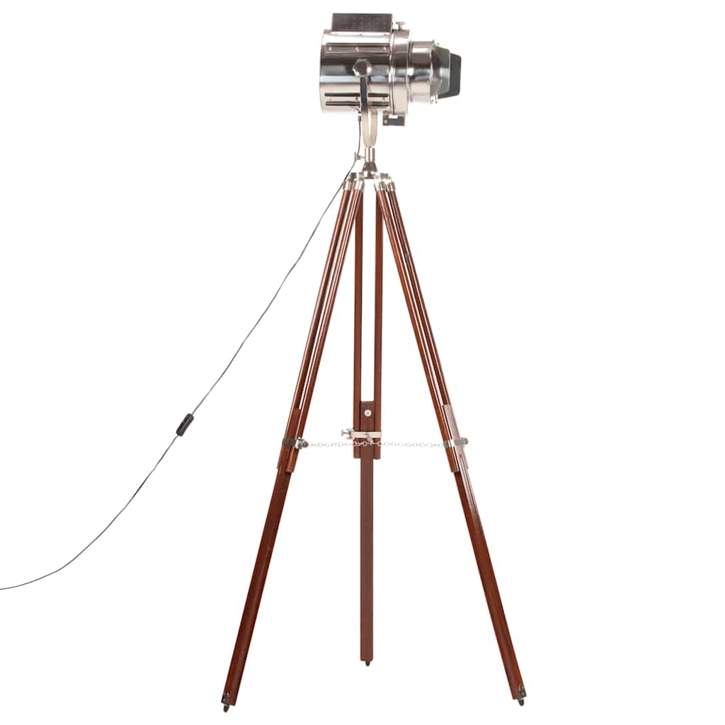 Tripod floor lamp, 180cm, solid mango wood