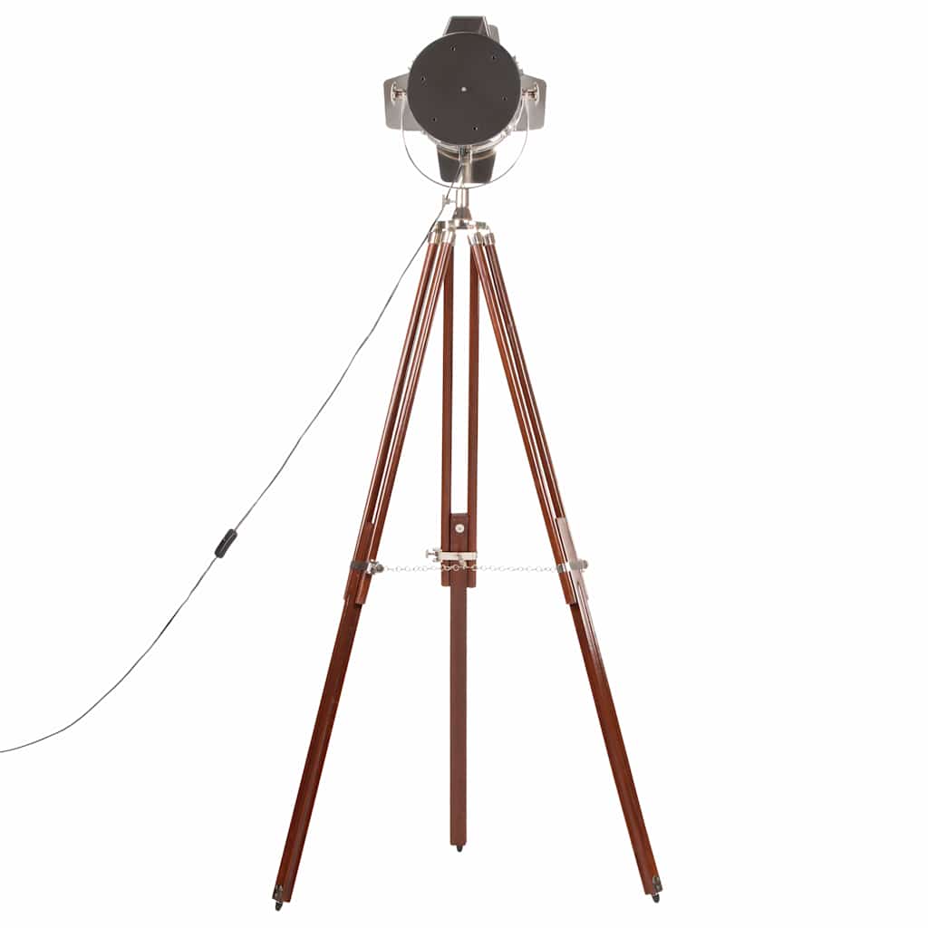 Tripod floor lamp, 180cm, solid mango wood
