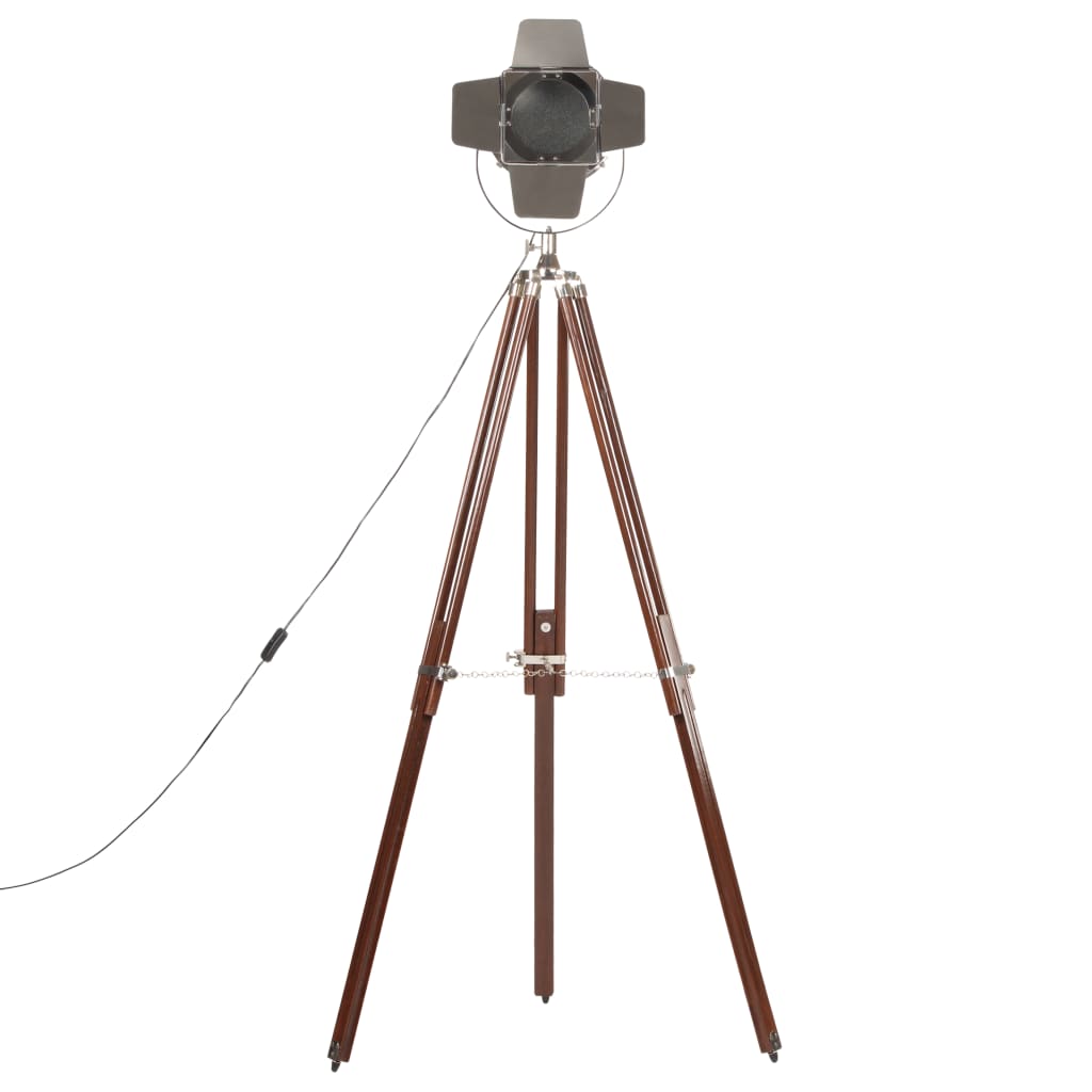 Tripod floor lamp, 180cm, solid mango wood