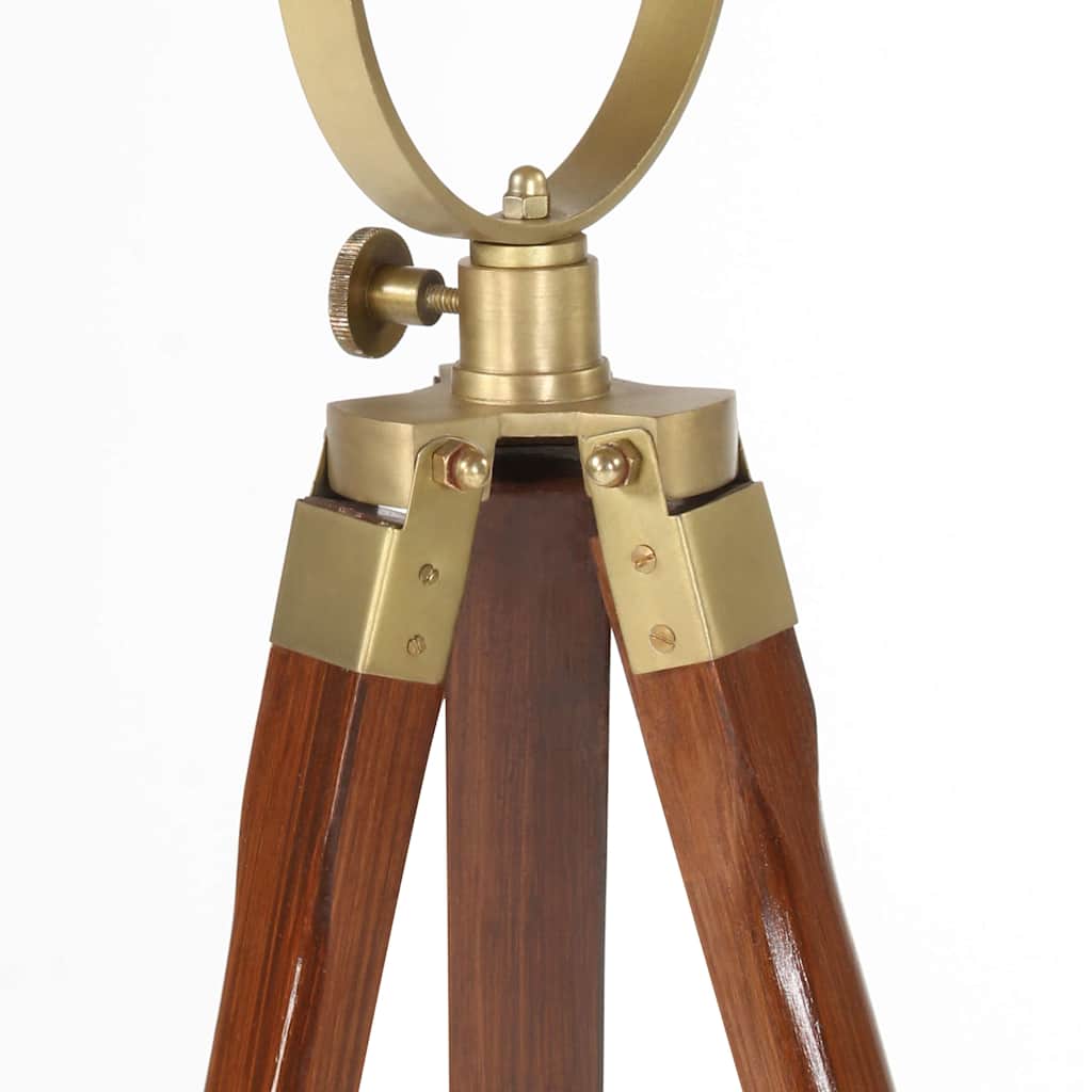 Tripod floor lamp, 97cm, solid mango wood
