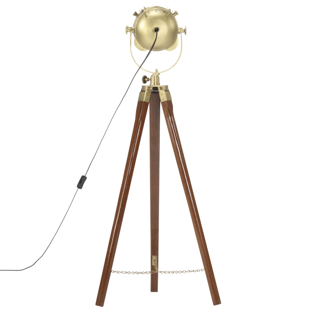 Tripod floor lamp, 97cm, solid mango wood