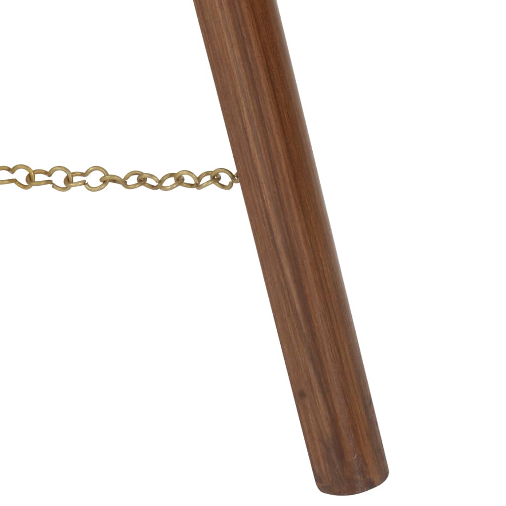 Tripod floor lamp, 97cm, solid mango wood