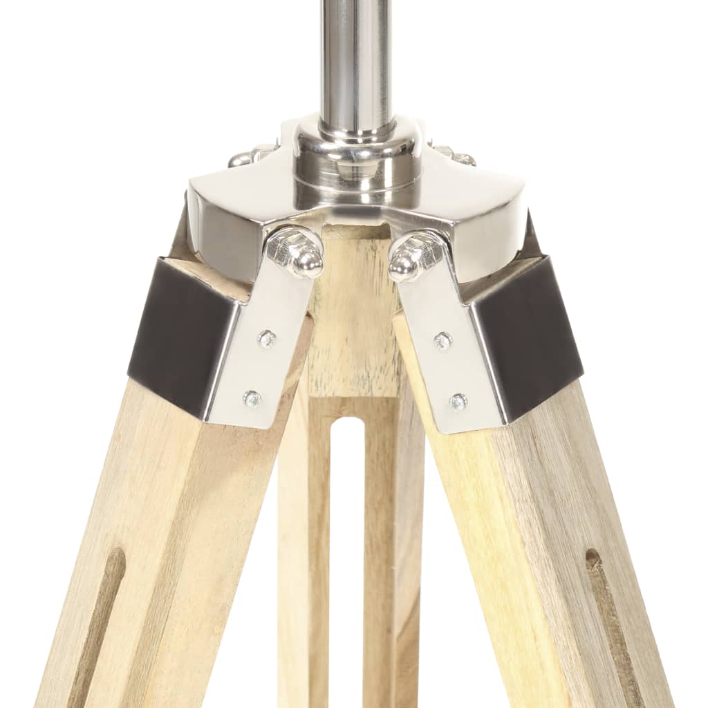Tripod floor lamp, 140cm, solid mango wood