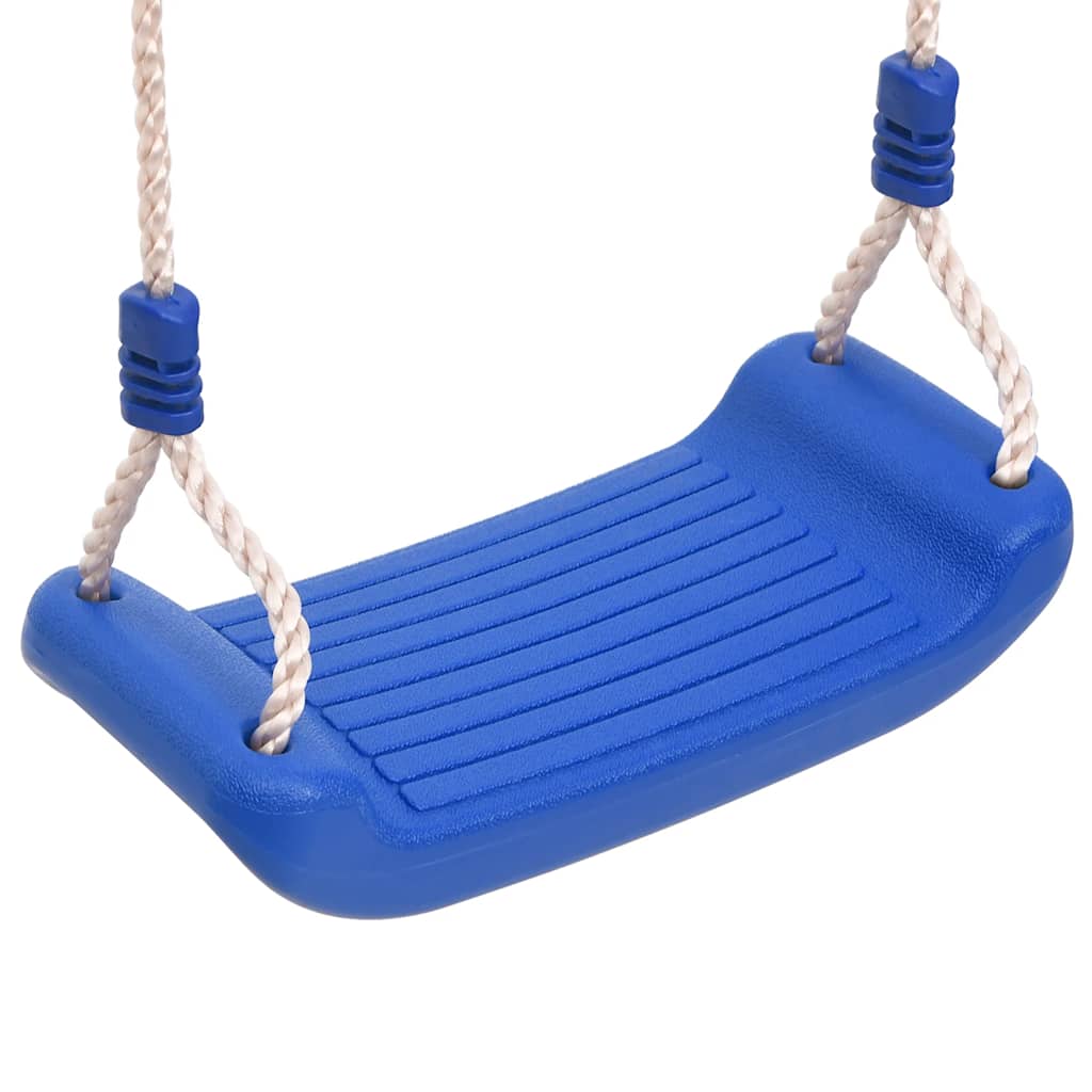Swing with ropes, 2 pcs., blue, 38x16cm, polyethylene