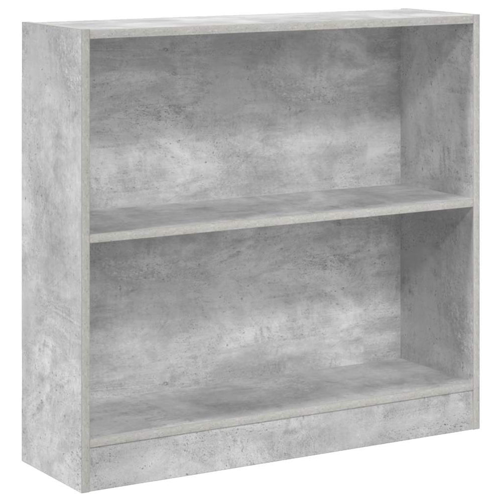 Lentyna knygoms, betono pilkos spalvos, 80x24x75cm, MDP