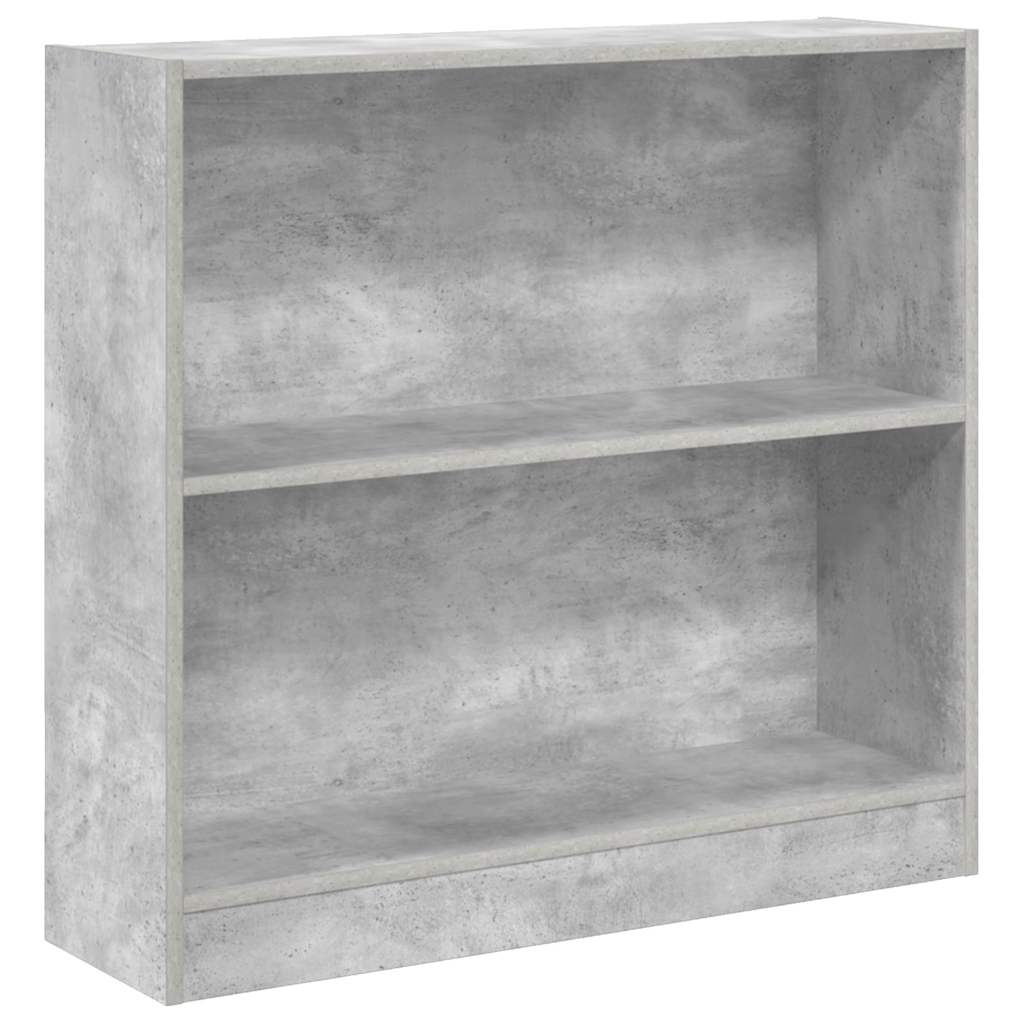 Lentyna knygoms, betono pilkos spalvos, 80x24x75cm, MDP