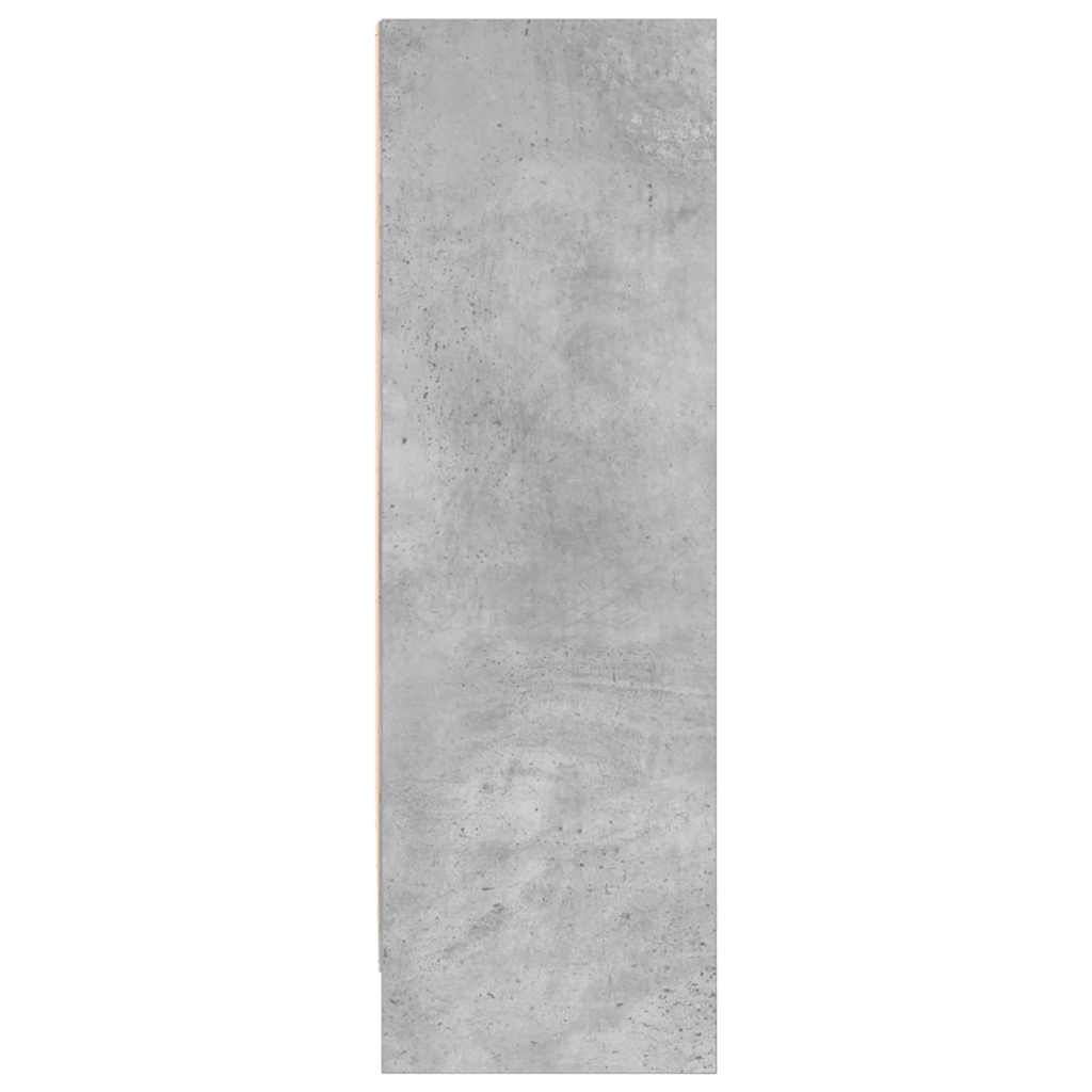 Lentyna knygoms, betono pilkos spalvos, 80x24x75cm, MDP