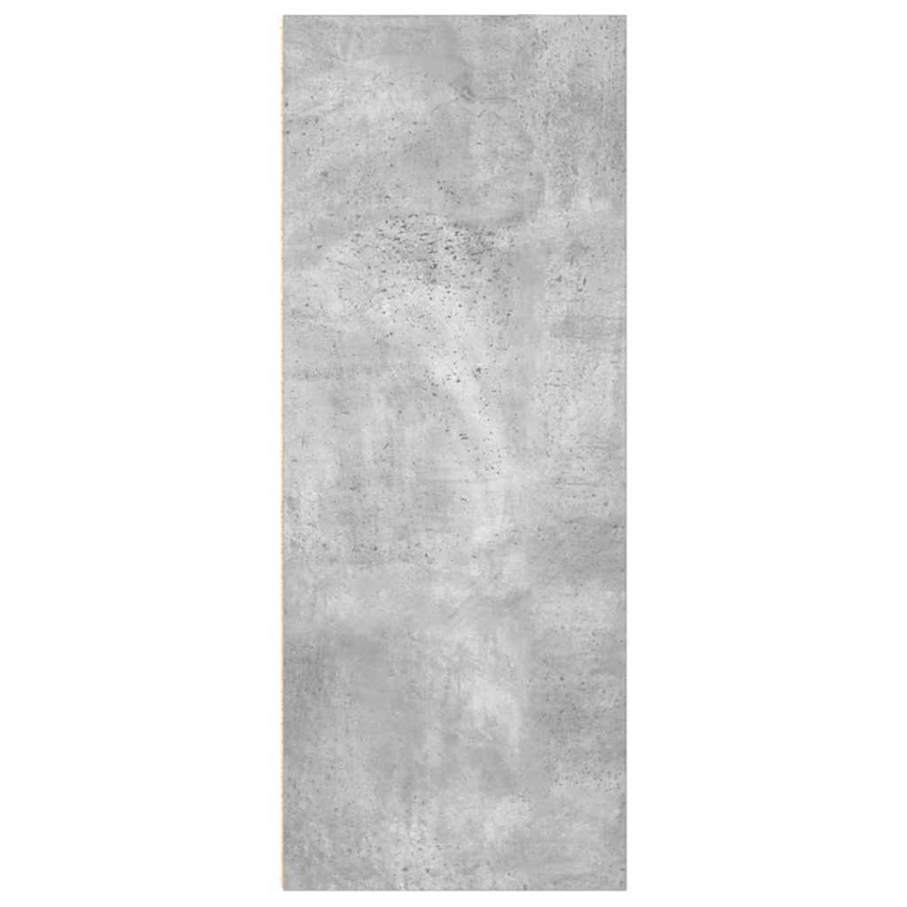 Spintelė knygoms, 2 lentynos, betono pilka, 40x30x76,5cm, MDP