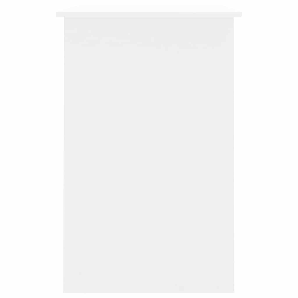 Rašomasis stalas, baltos spalvos, 100x50x76cm, apdirbta mediena