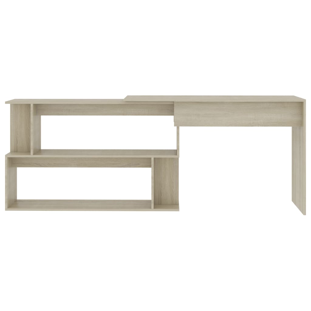 Corner desk, oak, 200x50x76cm, wood