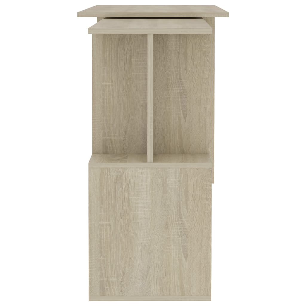 Corner desk, oak, 200x50x76cm, wood