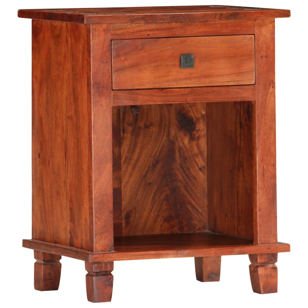Nightstand, 40x30x50cm, solid acacia wood