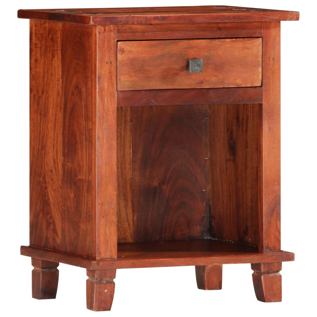 Nightstand, 40x30x50cm, solid acacia wood