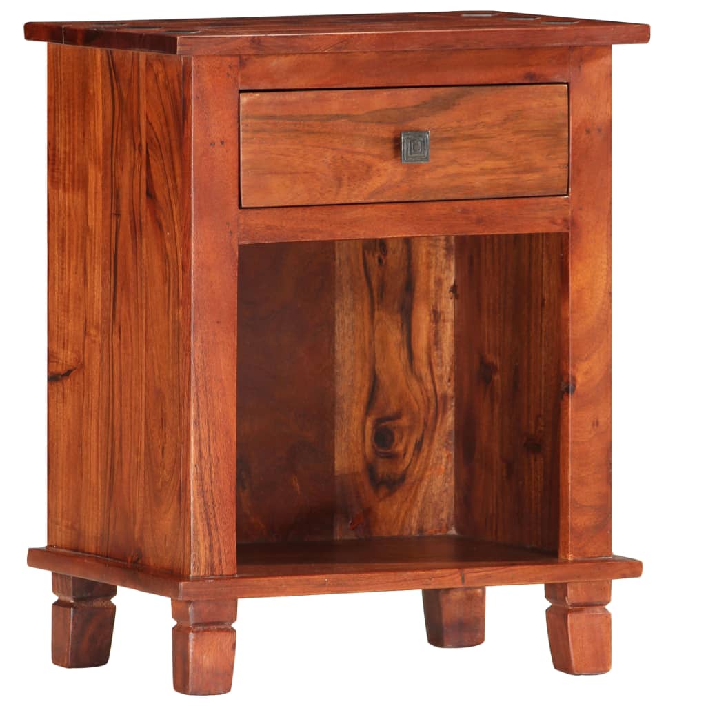 Nightstand, 40x30x50cm, solid acacia wood