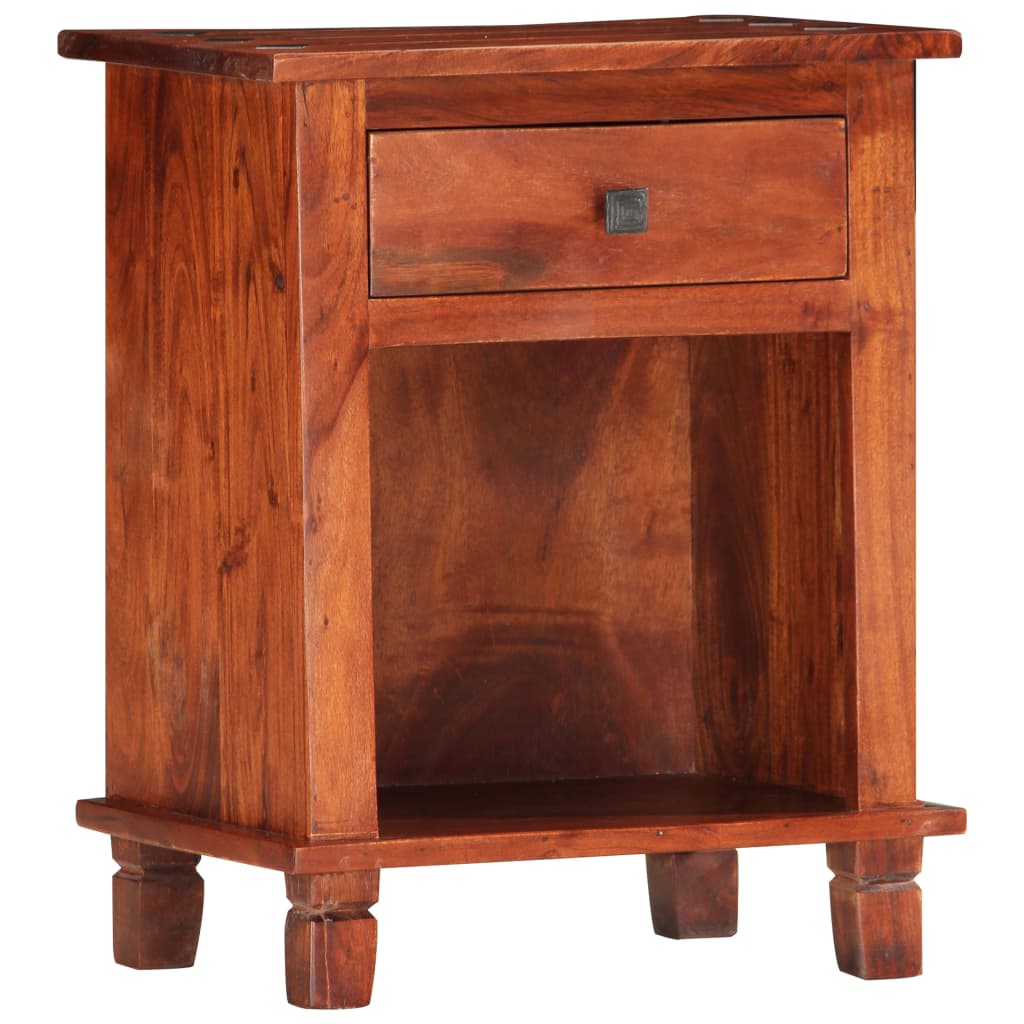 Nightstand, 40x30x50cm, solid acacia wood
