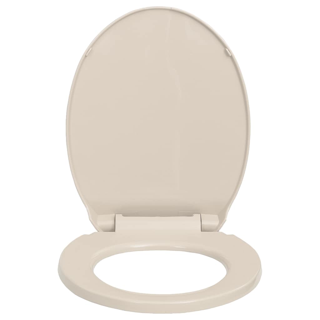 Klozeto sėdynė su soft-close mechanizmu, abrikoso, ovali