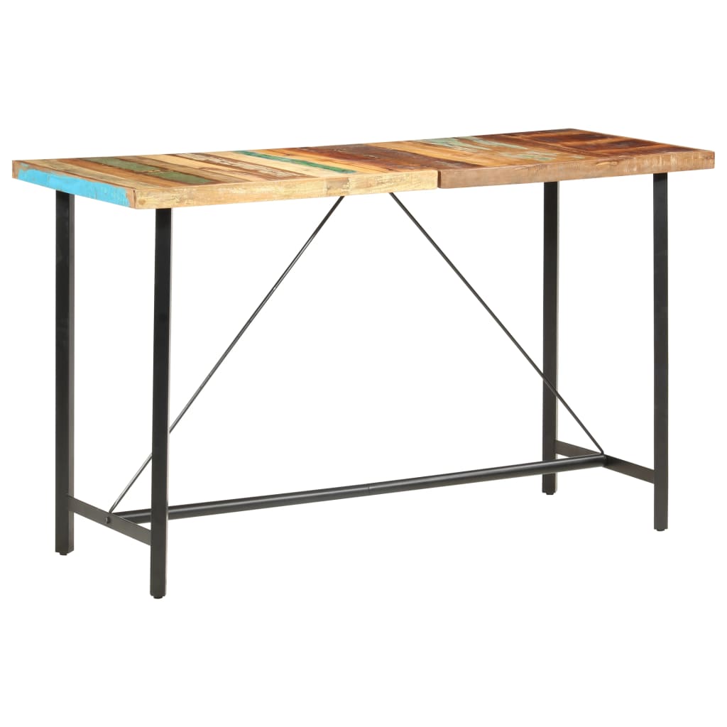 Baro stalas, 180x70x107cm, perdirbtos medienos masyvas