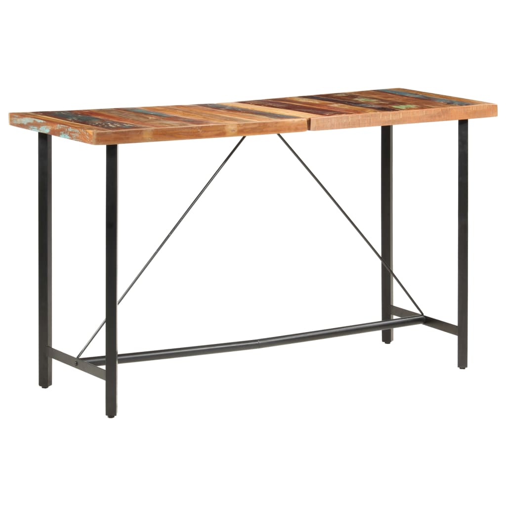Baro stalas, 180x70x107cm, perdirbtos medienos masyvas