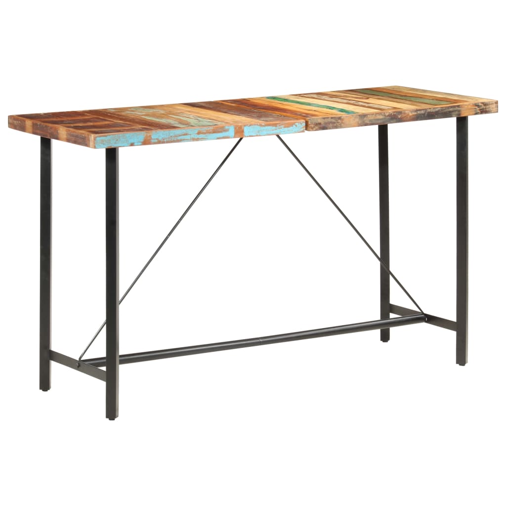 Baro stalas, 180x70x107cm, perdirbtos medienos masyvas