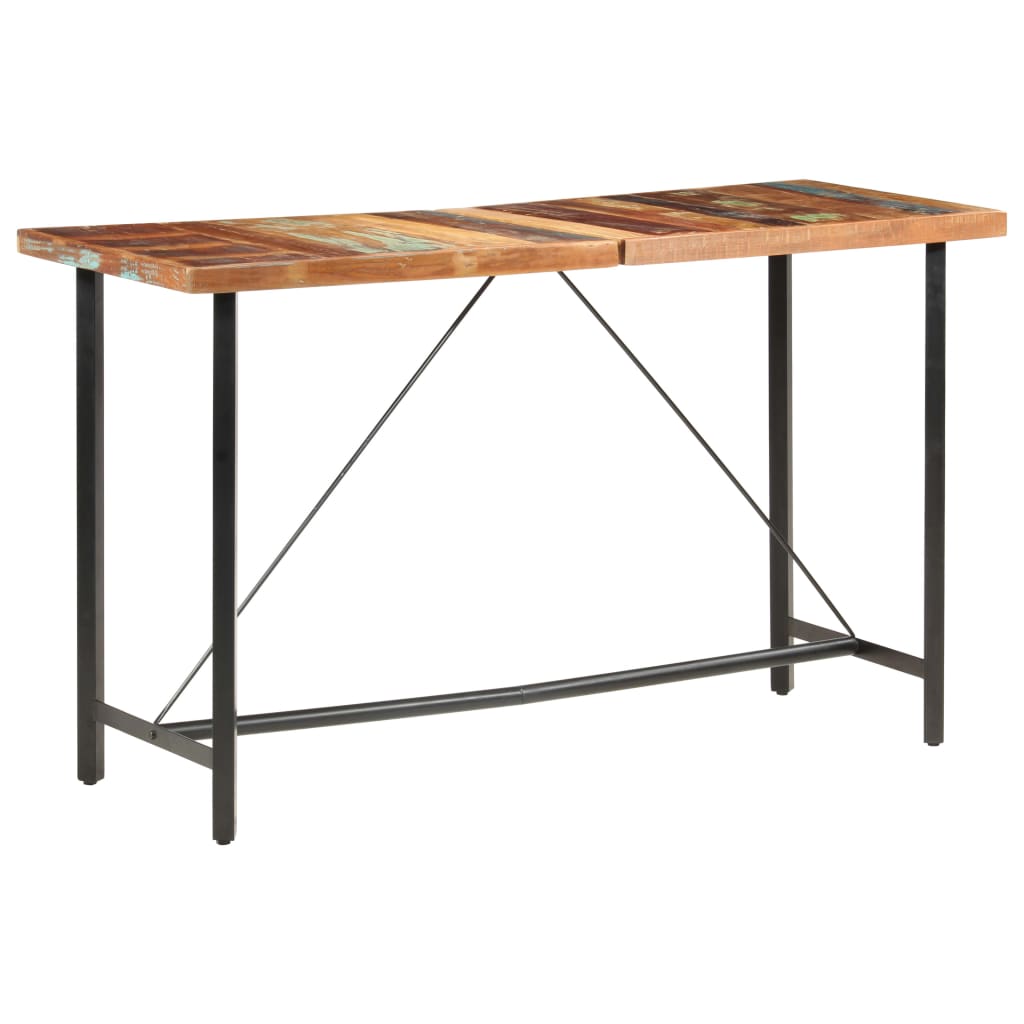 Baro stalas, 180x70x107cm, perdirbtos medienos masyvas