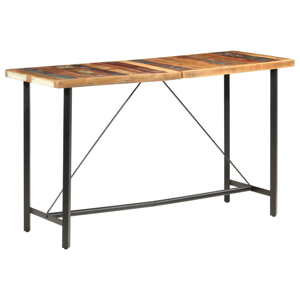 Baro stalas, 180x70x107cm, perdirbtos medienos masyvas